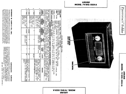 64WG-1054A ; Montgomery Ward & Co (ID = 472616) Radio