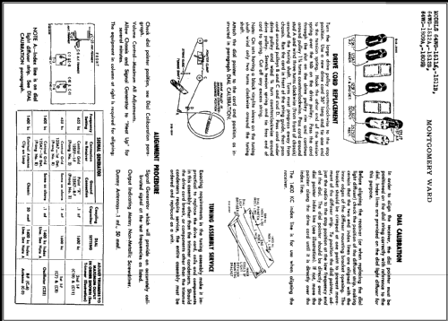 64WG-1511A ; Montgomery Ward & Co (ID = 472654) Radio