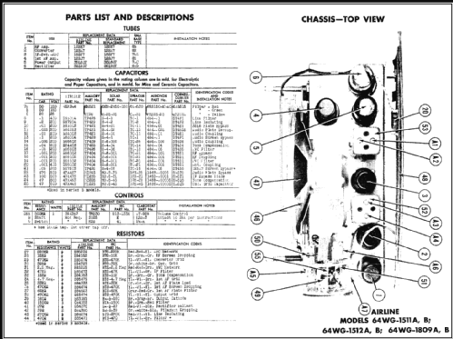 64WG-1511A ; Montgomery Ward & Co (ID = 472657) Radio