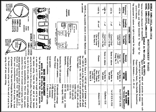 Airline 64WG-1801C Order= 62 C 1801M ; Montgomery Ward & Co (ID = 470644) Radio