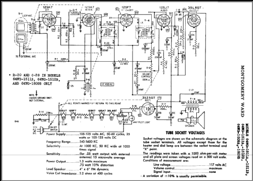 64WG-1809A ; Montgomery Ward & Co (ID = 472691) Radio