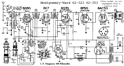 6-353 Series A; Montgomery Ward & Co (ID = 610556) Radio