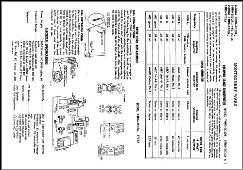 Airline 74WG-2705A Order= 62 C 2705 R ; Montgomery Ward & Co (ID = 435279) Radio