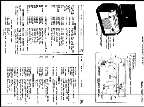 84BR-1065A ; Montgomery Ward & Co (ID = 346204) Radio