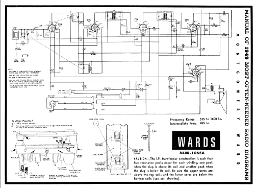 84BR-1065A ; Montgomery Ward & Co (ID = 96163) Radio