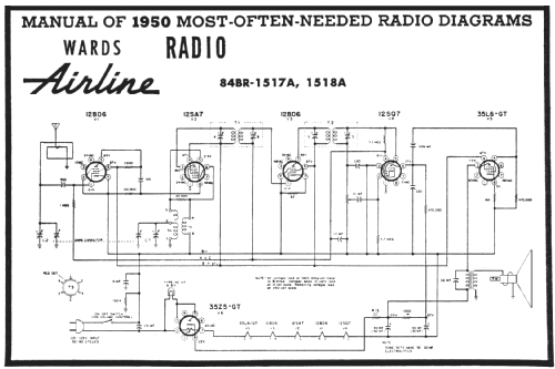 84BR-1517A ; Montgomery Ward & Co (ID = 108308) Radio