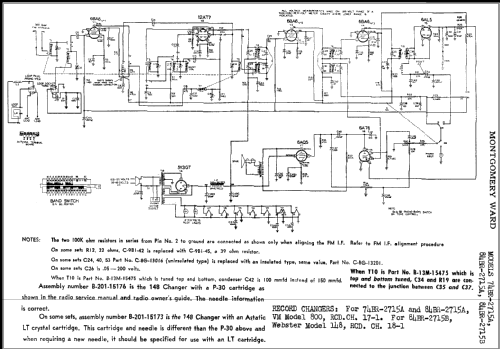 84BR-2715B ; Montgomery Ward & Co (ID = 345644) Radio