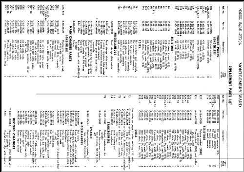 84BR-2719A ; Montgomery Ward & Co (ID = 291918) Radio