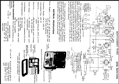 84GCB-1062A ; Montgomery Ward & Co (ID = 346296) Radio