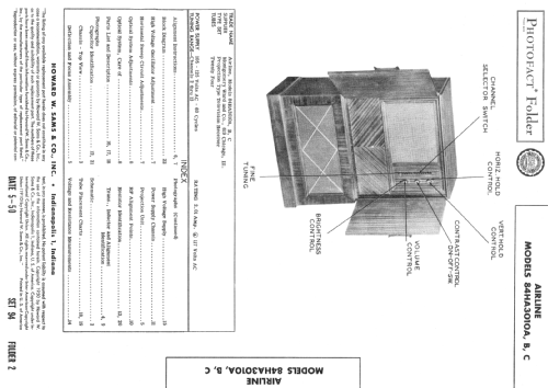 84HA3010A ; Montgomery Ward & Co (ID = 1763441) Television