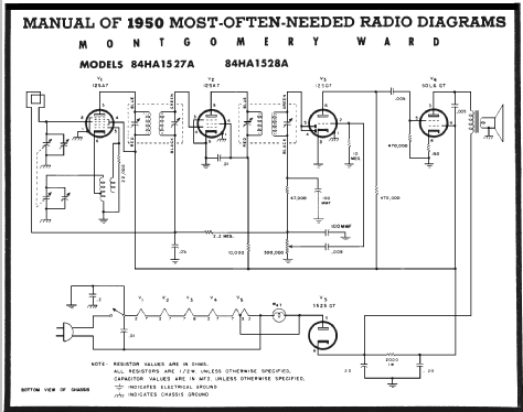 84HA-1528A ; Montgomery Ward & Co (ID = 108303) Radio