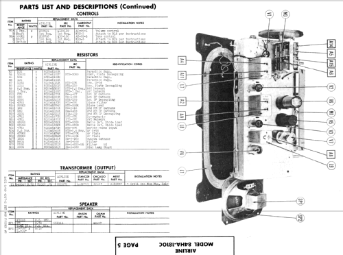 84HA-1810C ; Montgomery Ward & Co (ID = 386876) Radio