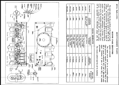 84KR-1209B ; Montgomery Ward & Co (ID = 346323) Radio