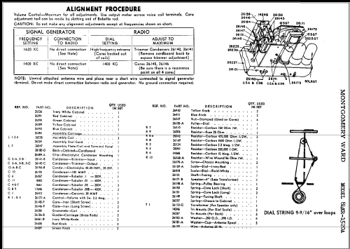 Airline 84KR-1520A ; Montgomery Ward & Co (ID = 346328) Radio