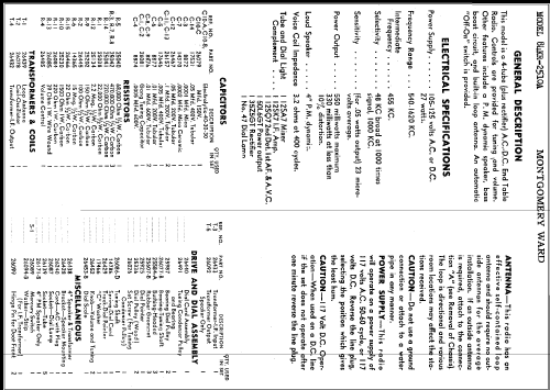 84KR-2510A ; Montgomery Ward & Co (ID = 346331) Radio