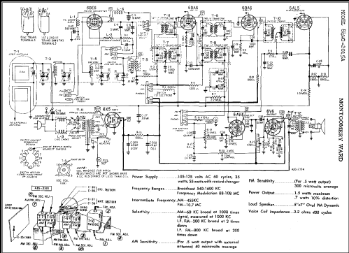 Airline 84WG-2015A ; Montgomery Ward & Co (ID = 293229) Radio