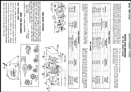 84WG-2506A ; Montgomery Ward & Co (ID = 346965) Radio