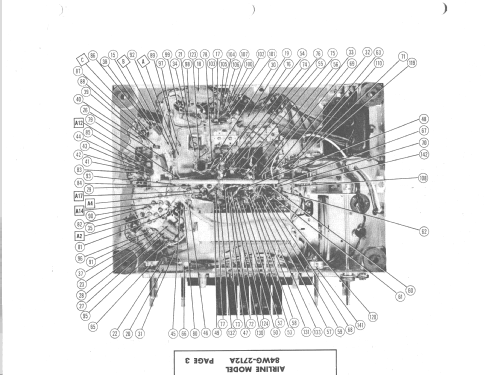 84WG-2712A ; Montgomery Ward & Co (ID = 1381128) Radio