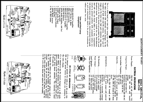 84WG-2712A ; Montgomery Ward & Co (ID = 347400) Radio