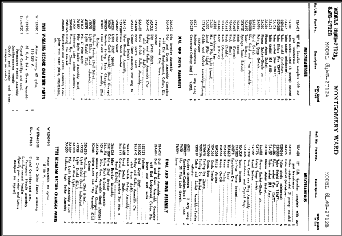 84WG-2712B ; Montgomery Ward & Co (ID = 347408) Radio