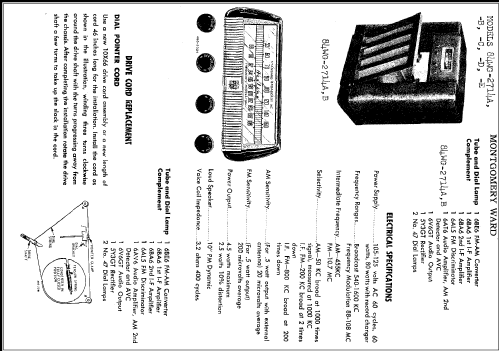 84WG-2714D ; Montgomery Ward & Co (ID = 292934) Radio