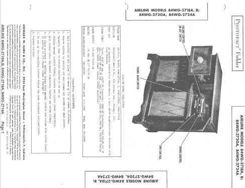 84WG-2718B ; Montgomery Ward & Co (ID = 1396705) Radio