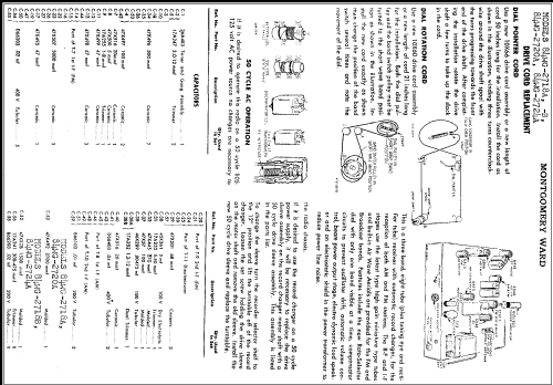 84WG-2718B ; Montgomery Ward & Co (ID = 293261) Radio