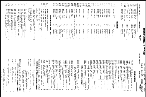 84WG-2720A ; Montgomery Ward & Co (ID = 293271) Radio