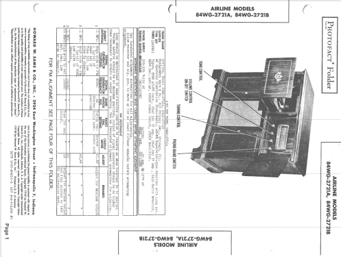 84WG-2721A ; Montgomery Ward & Co (ID = 1399650) Radio