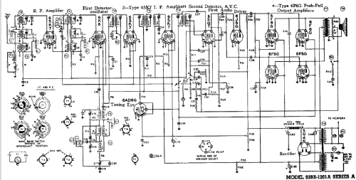 Airline 93BR-1201A Order= P162 C 1201 Series A; Montgomery Ward & Co (ID = 618475) Radio