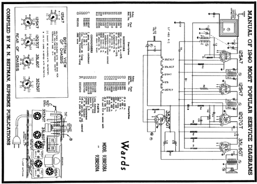 93BR-508A ; Montgomery Ward & Co (ID = 59472) Radio