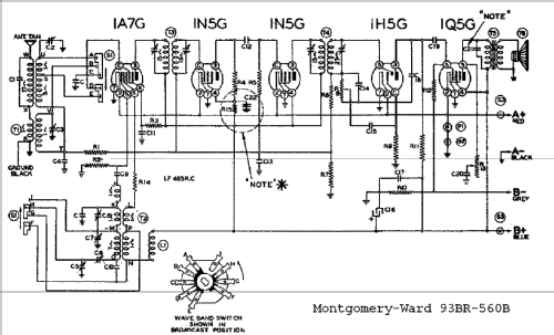 93BR-560B ; Montgomery Ward & Co (ID = 618483) Radio