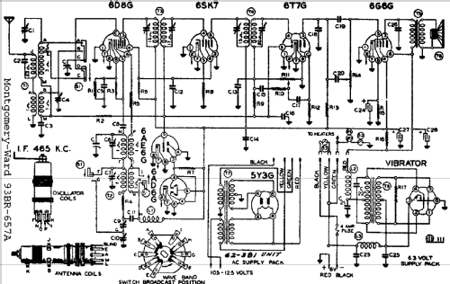 93BR-657A ; Montgomery Ward & Co (ID = 624684) Radio