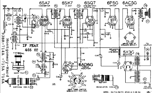 Airline 93BR-714A Order= P162 C 714 Series A; Montgomery Ward & Co (ID = 618997) Radio