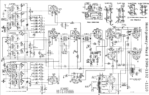 Airline 93WG-1102 Order= P162 B 1102 ; Montgomery Ward & Co (ID = 632712) Radio