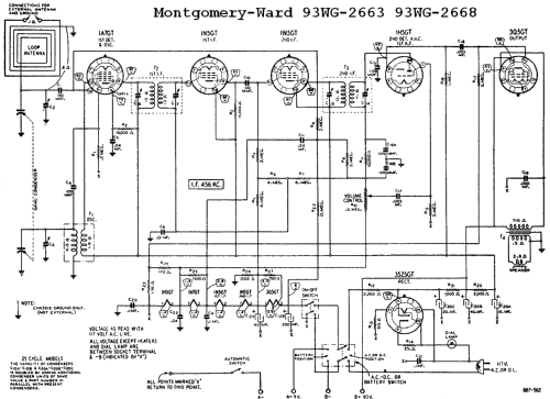 93WG-2663 ; Montgomery Ward & Co (ID = 633988) Radio