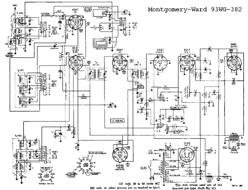 93WG-382 ; Montgomery Ward & Co (ID = 632038) Radio