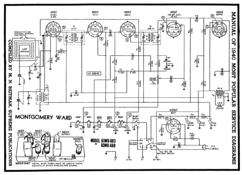 93WG-663 ; Montgomery Ward & Co (ID = 59474) Radio