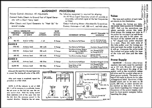 93WG-800B Order= P462 C 800 ; Montgomery Ward & Co (ID = 473032) Radio