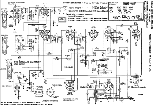 Airline 93WG-801 Order= P162 C 801 ; Montgomery Ward & Co (ID = 631776) Radio