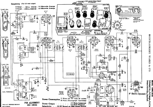 Airline 93WG-805 Order= 162 C 805 ; Montgomery Ward & Co (ID = 632046) Radio