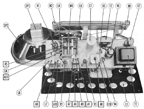 Airline 94WG-2742A ; Montgomery Ward & Co (ID = 1430619) Radio