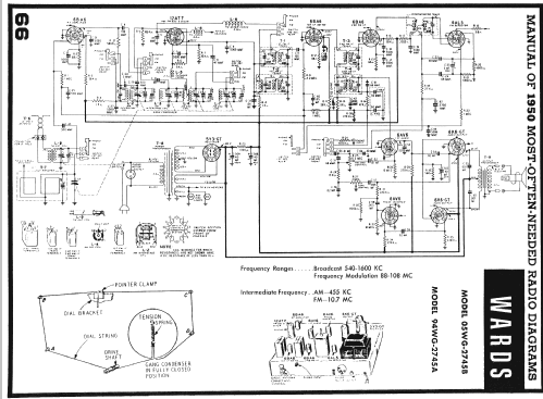 94WG-2745A ; Montgomery Ward & Co (ID = 108291) Radio