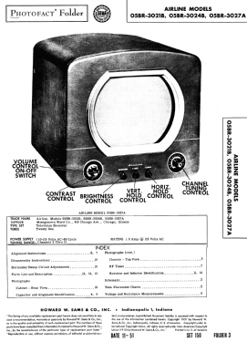 Airline 05BR-3021B; Montgomery Ward & Co (ID = 2971949) Television