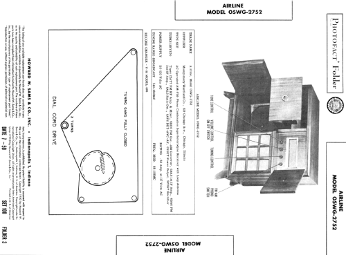 Airline 05WG-2752; Montgomery Ward & Co (ID = 395727) Radio