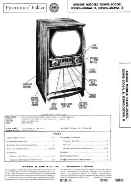 Airline 05WG-3030C; Montgomery Ward & Co (ID = 2962989) Television