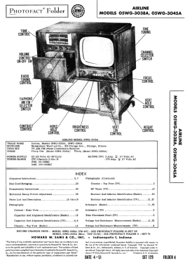 Airline 05WG-3038A ; Montgomery Ward & Co (ID = 2897202) Television