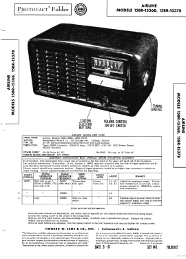 Airline 15BR-1536B ; Montgomery Ward & Co (ID = 2958775) Radio