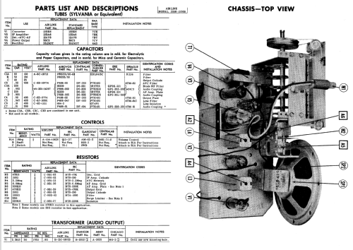 Airline 15BR-1536B ; Montgomery Ward & Co (ID = 551731) Radio