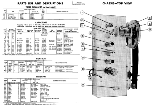 Airline 15BR-1547A Order= 62 C 1547 M ; Montgomery Ward & Co (ID = 551739) Radio